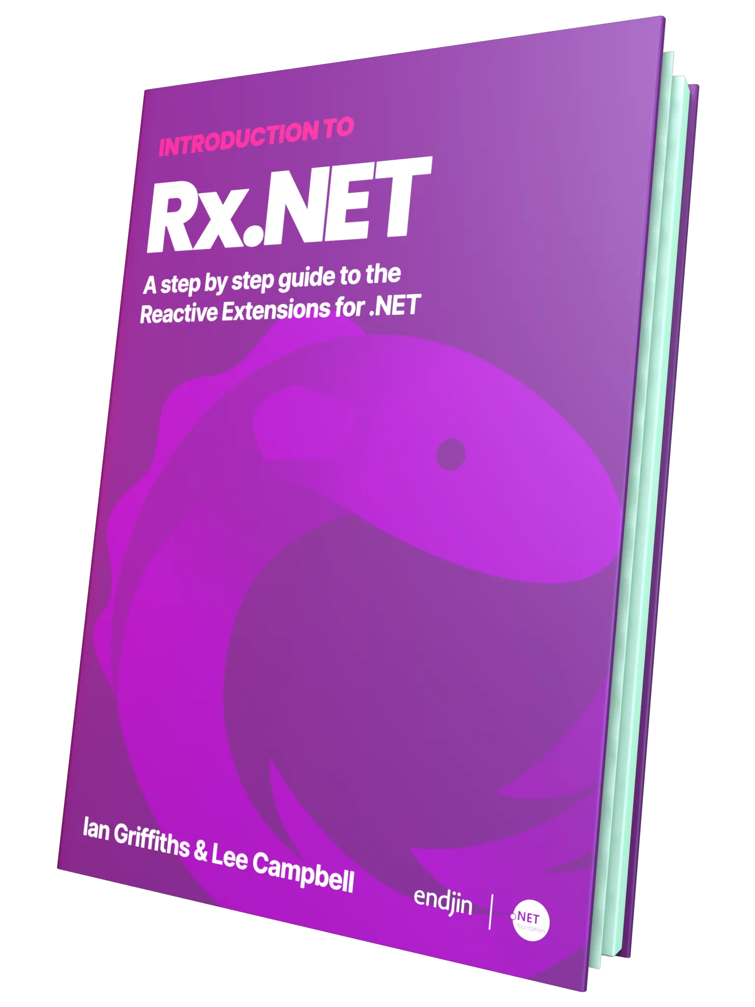 Screenshot of the ebook, purple with a lizard graphic on it
